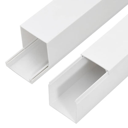 vidaXL Cable Trunking 100x40 mm 10 m PVC 6
