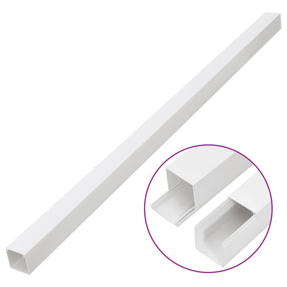 vidaXL Cable Trunking 60x60 mm 10 m PVC 3