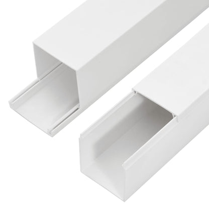 vidaXL Cable Trunking 60x60 mm 10 m PVC 6