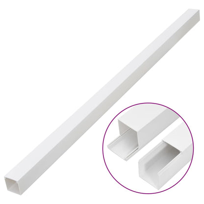 vidaXL Cable Trunking 100x60 mm 10 m PVC 3