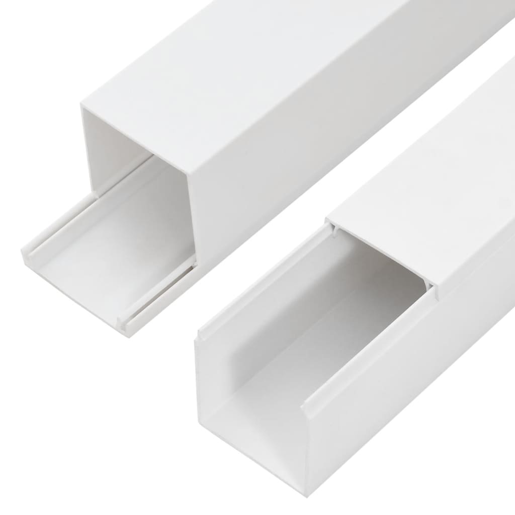 vidaXL Cable Trunking 100x60 mm 10 m PVC 6