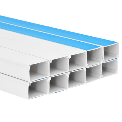 vidaXL Cable Trunking Self-Adhesive 100x40 mm 10 m PVC 5