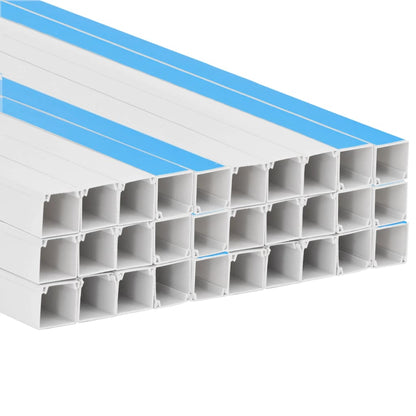 vidaXL Cable Trunking Self-Adhesive 40x25 mm 30 m PVC 5