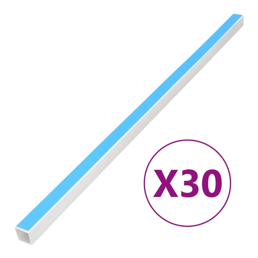 Cable Trunking PVC Self-adhesive 10 x 10 mm – 40 x 40 mm 40 x 40 mm 30 m