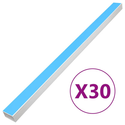 vidaXL Cable Trunking Self-Adhesive 50x25 mm 30 m PVC 1