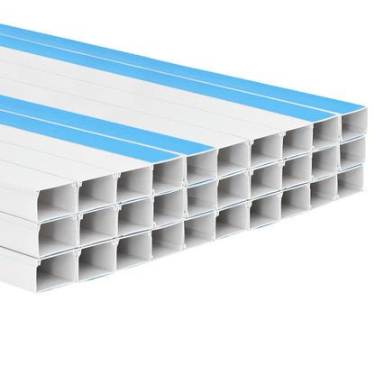 vidaXL Cable Trunking Self-Adhesive 50x25 mm 30 m PVC 5