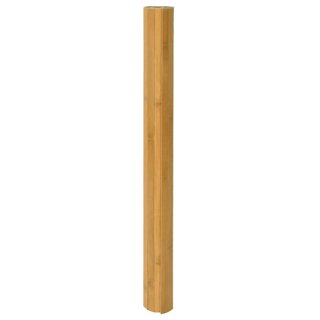 vidaXL Rug Rectangular Nature 80x500 cm Bamboo 3
