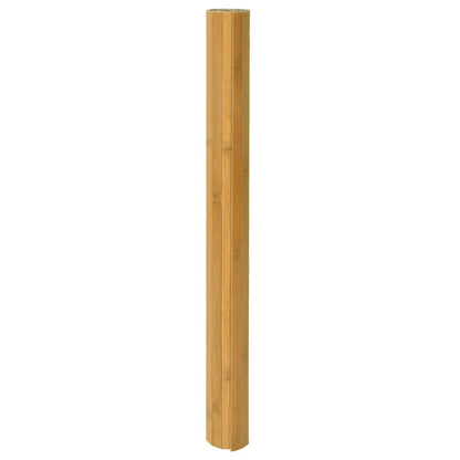vidaXL Rug Rectangular Nature 80x500 cm Bamboo 3