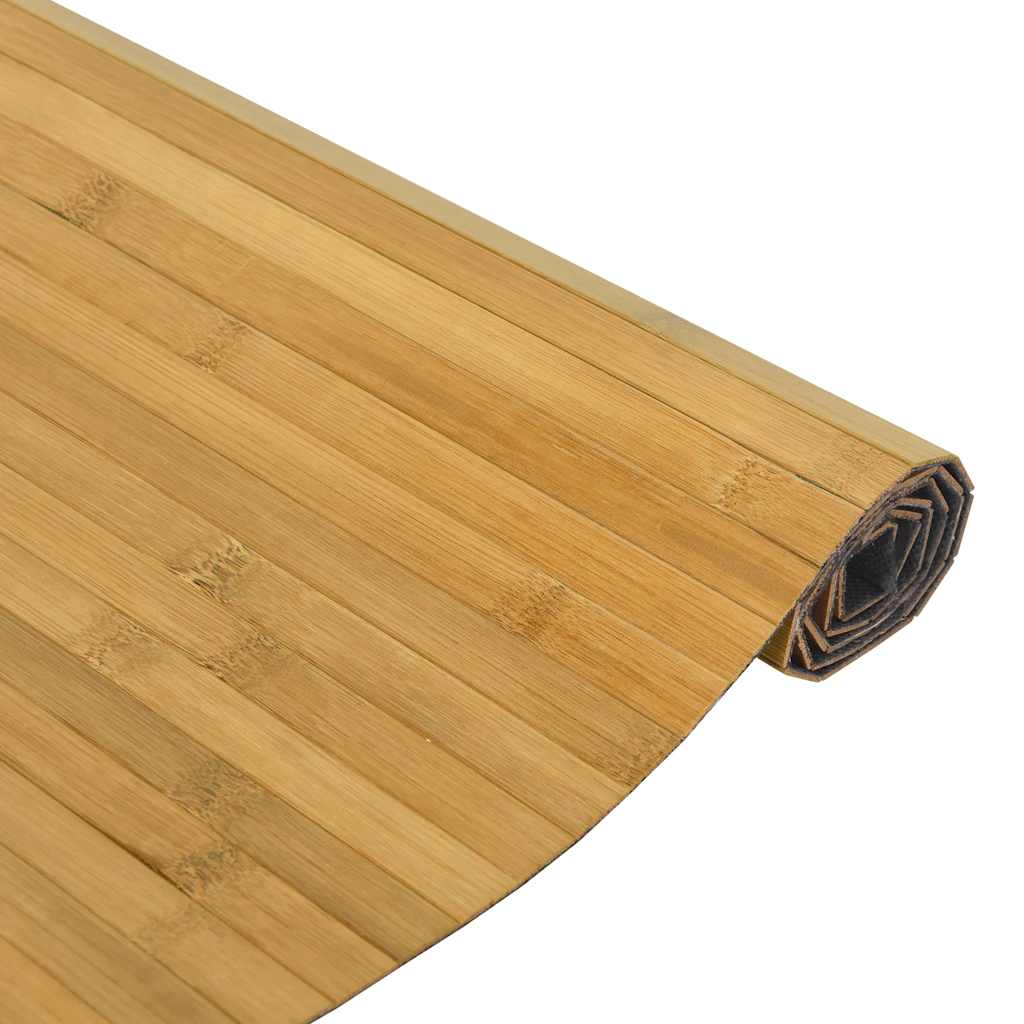 vidaXL Rug Rectangular Nature 80x500 cm Bamboo 4