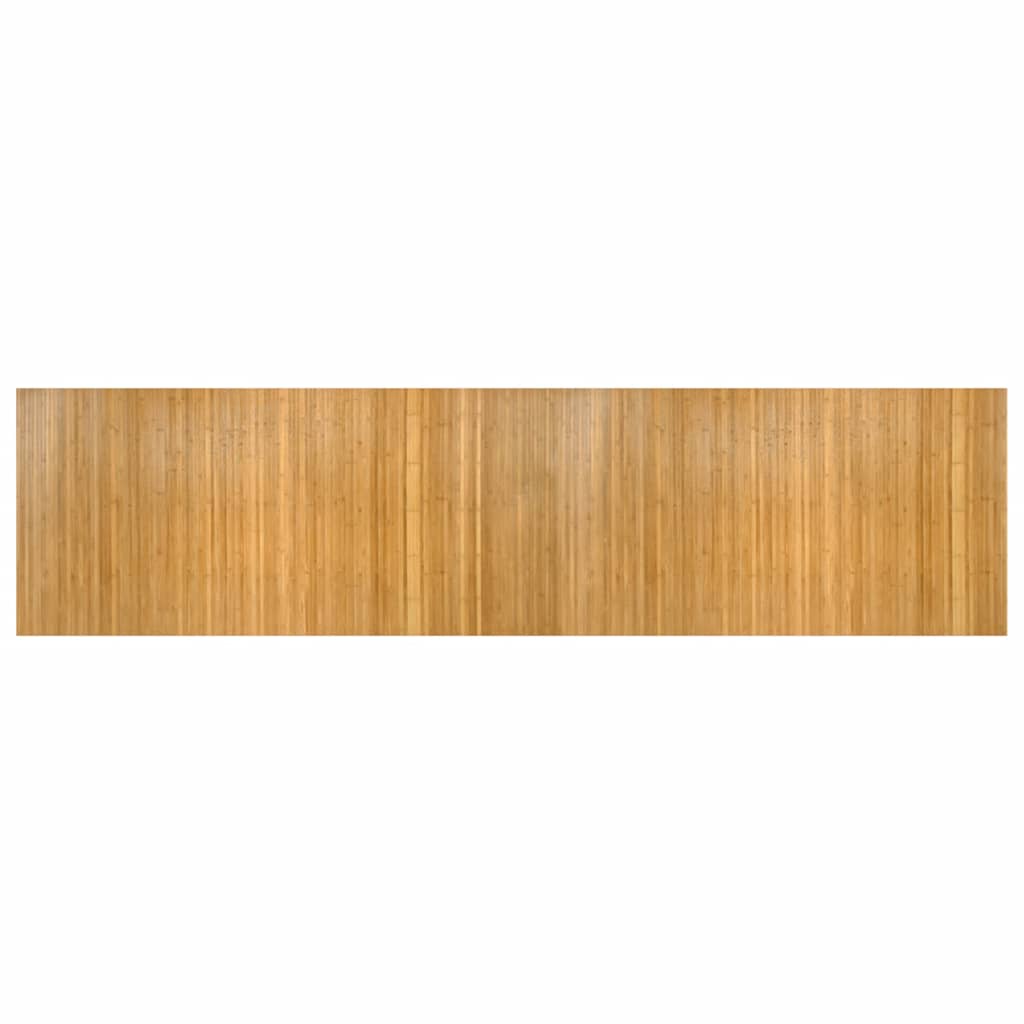 vidaXL Rug Rectangular Natural 100x400 cm Bamboo 2