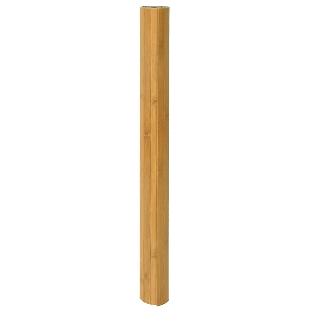 vidaXL Rug Rectangular Natural 100x400 cm Bamboo 3