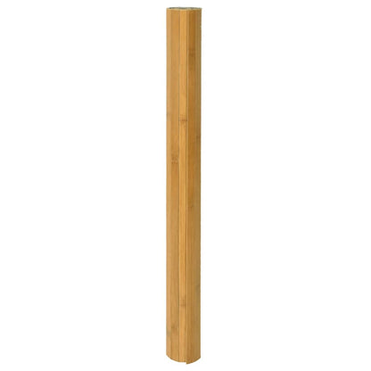 vidaXL Rug Rectangular Natural 100x400 cm Bamboo 3