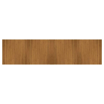 vidaXL Rug Rectangular Brown 100x400 cm Bamboo 2