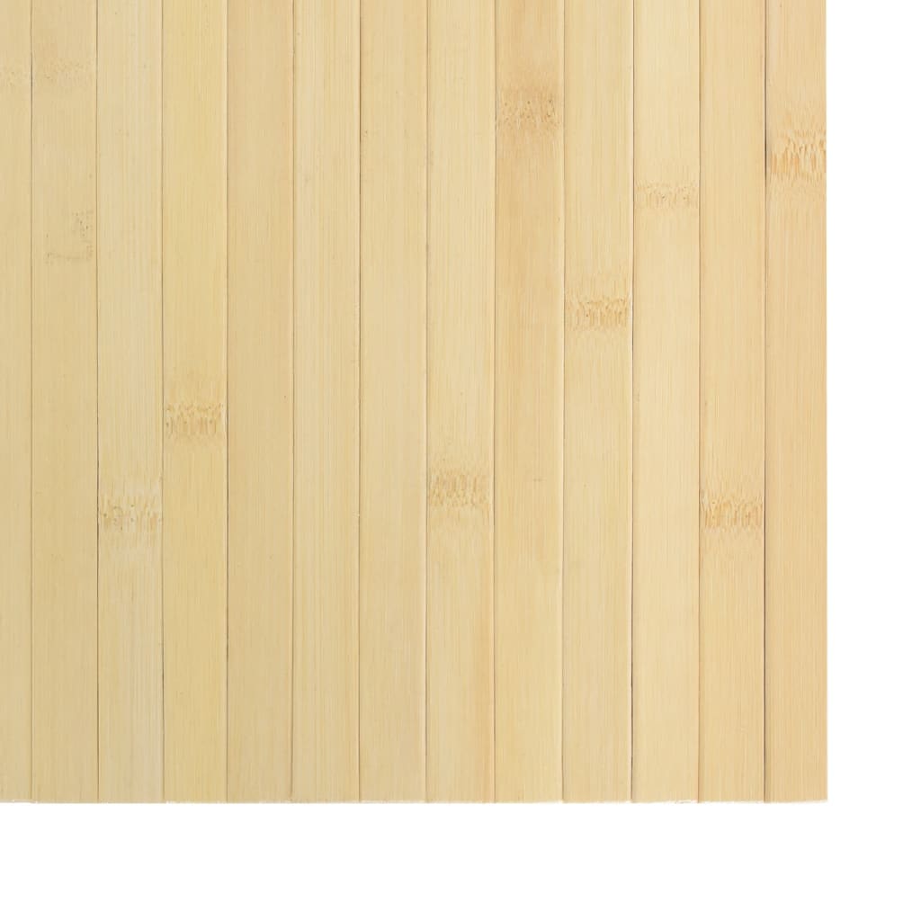 vidaXL Rug Rectangular Light Nature 100x400 cm Bamboo 6