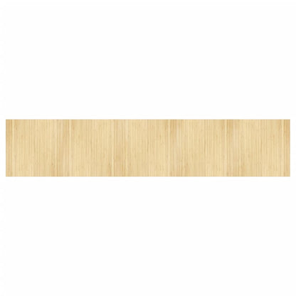 vidaXL Rug Rectangular Light Nature 100x500 cm Bamboo 2