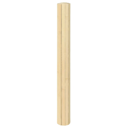 vidaXL Rug Rectangular Light Nature 100x500 cm Bamboo 3