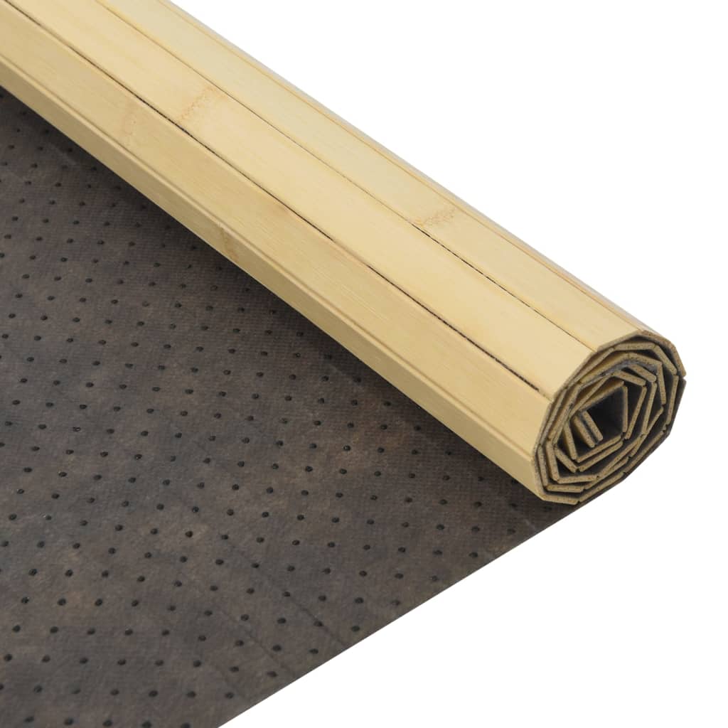 vidaXL Rug Rectangular Light Nature 100x500 cm Bamboo 5