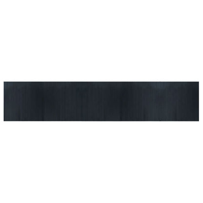 vidaXL Rug Rectangular Grey 100x500 cm Bamboo 2