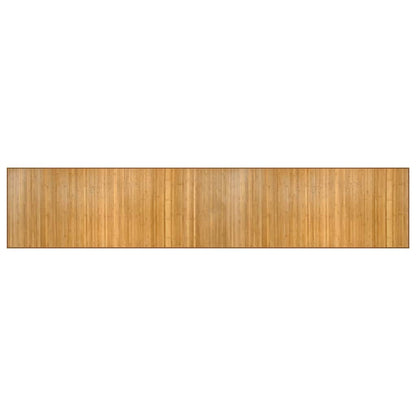 vidaXL Rug Rectangular Natural 80x400 cm Bamboo 2