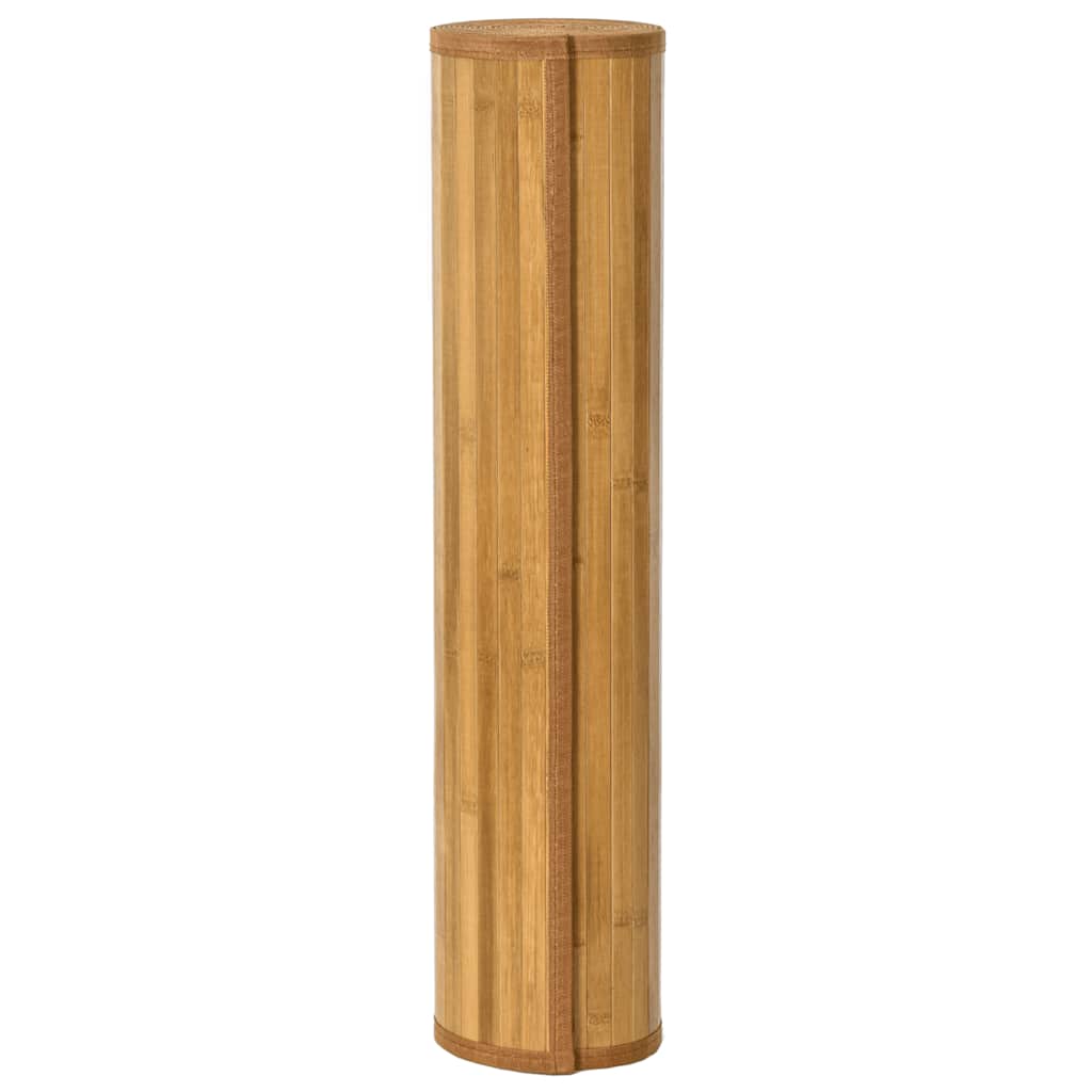 vidaXL Rug Rectangular Natural 80x400 cm Bamboo 3