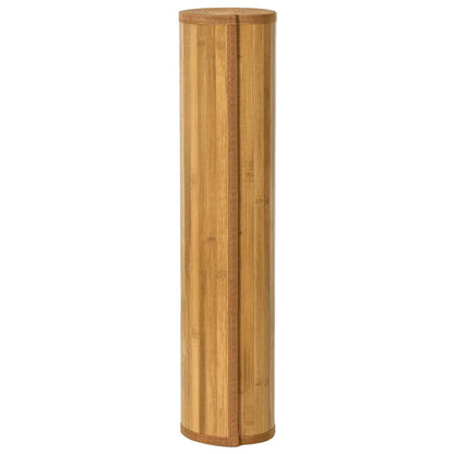 vidaXL Rug Rectangular Natural 80x400 cm Bamboo 3