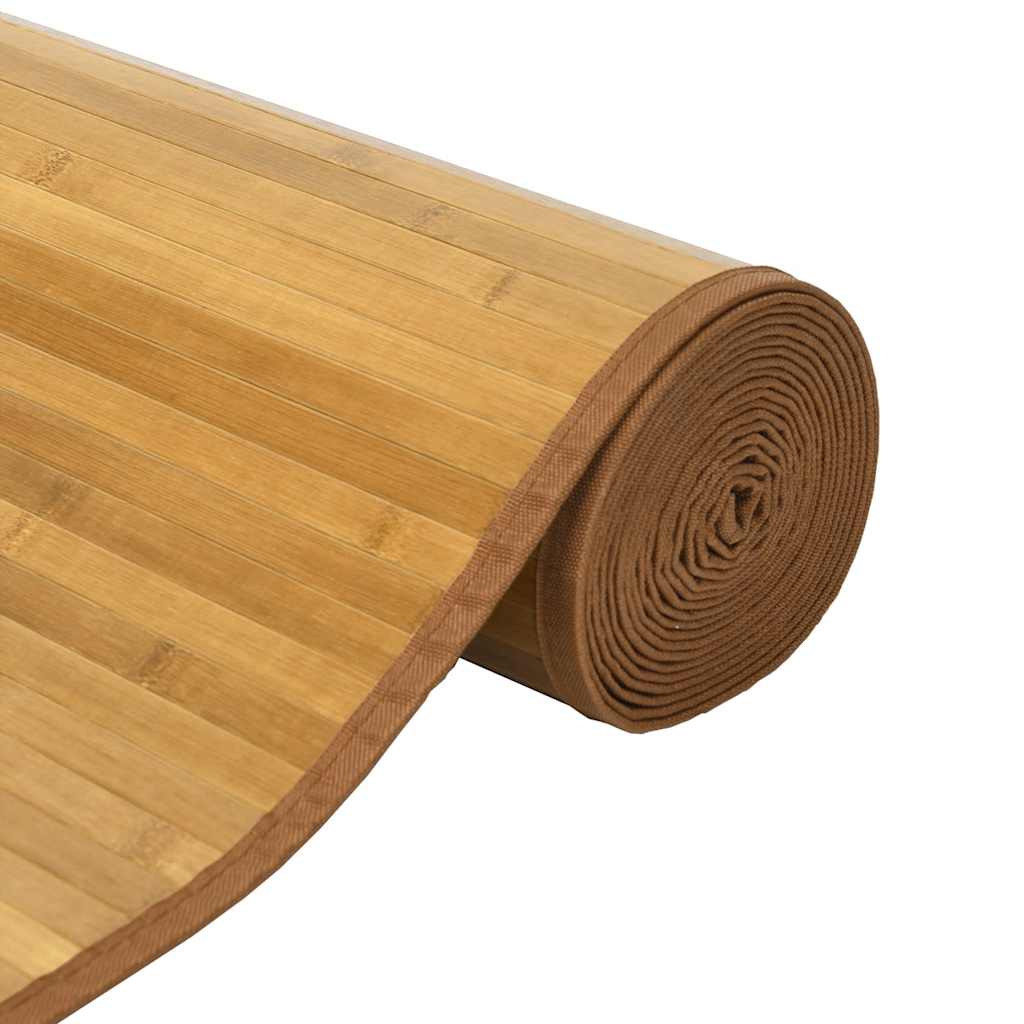 vidaXL Rug Rectangular Natural 80x400 cm Bamboo 4