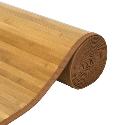 vidaXL Rug Rectangular Natural 80x400 cm Bamboo 4