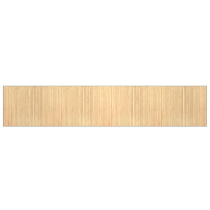 vidaXL Rug Rectangular Light Natural 80x400 cm Bamboo 2