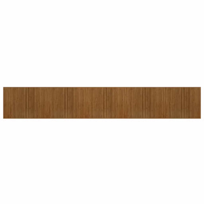 vidaXL Rug Rectangular Brown80x1000 cm Bamboo 2