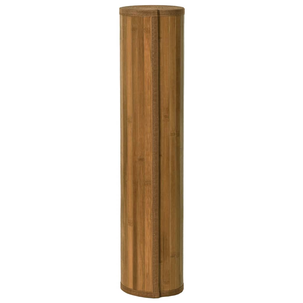 vidaXL Rug Rectangular Brown80x1000 cm Bamboo 3