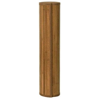 vidaXL Rug Rectangular Brown80x1000 cm Bamboo 3