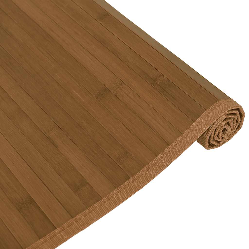 vidaXL Rug Rectangular Brown80x1000 cm Bamboo 4