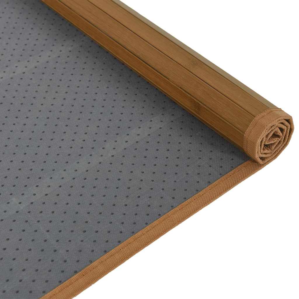 vidaXL Rug Rectangular Brown80x1000 cm Bamboo 5