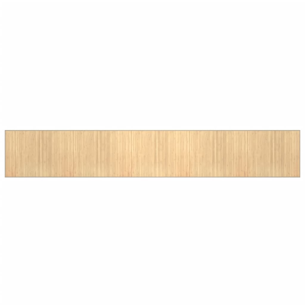 vidaXL Rug Rectangular Light Natural80x1000 cm Bamboo 2