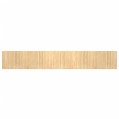vidaXL Rug Rectangular Light Natural80x1000 cm Bamboo 2