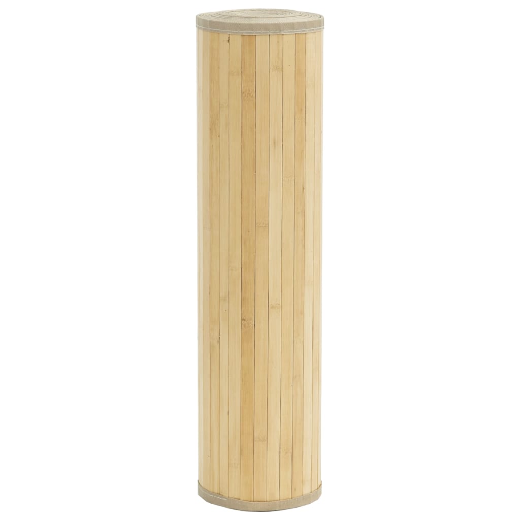 vidaXL Rug Rectangular Light Natural80x1000 cm Bamboo 3