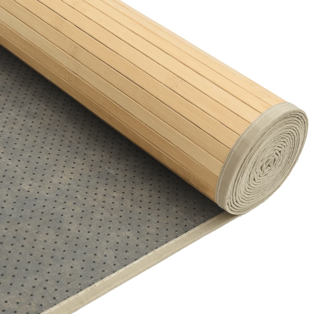 vidaXL Rug Rectangular Light Natural80x1000 cm Bamboo 5
