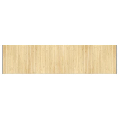 vidaXL Rug Rectangular Light Natural100x400 cm Bamboo 2