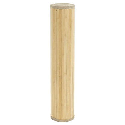 vidaXL Rug Rectangular Light Natural100x400 cm Bamboo 3