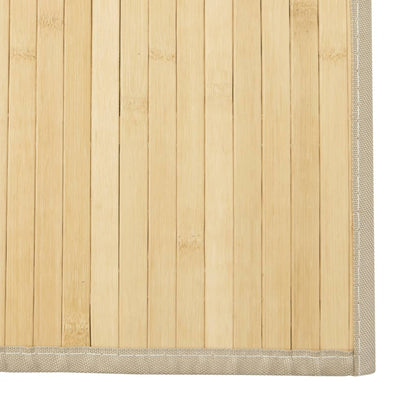 vidaXL Rug Rectangular Light Natural100x400 cm Bamboo 6