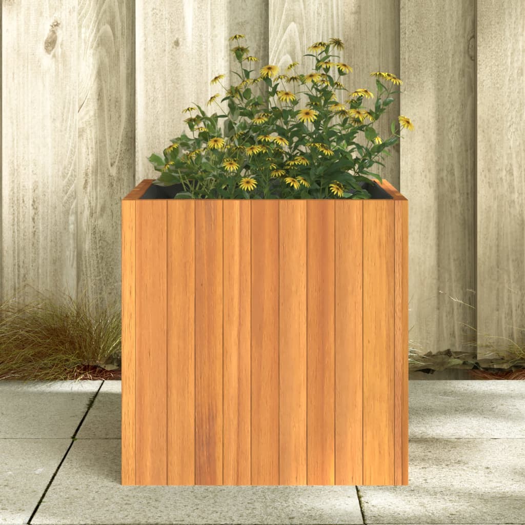 vidaXL Garden Planter 45x45x45 cm Solid Wood Acacia 3