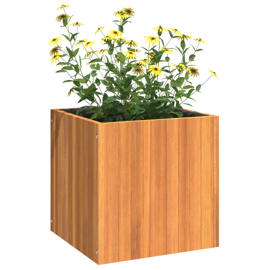 vidaXL Garden Planter 45x45x45 cm Solid Wood Acacia 4