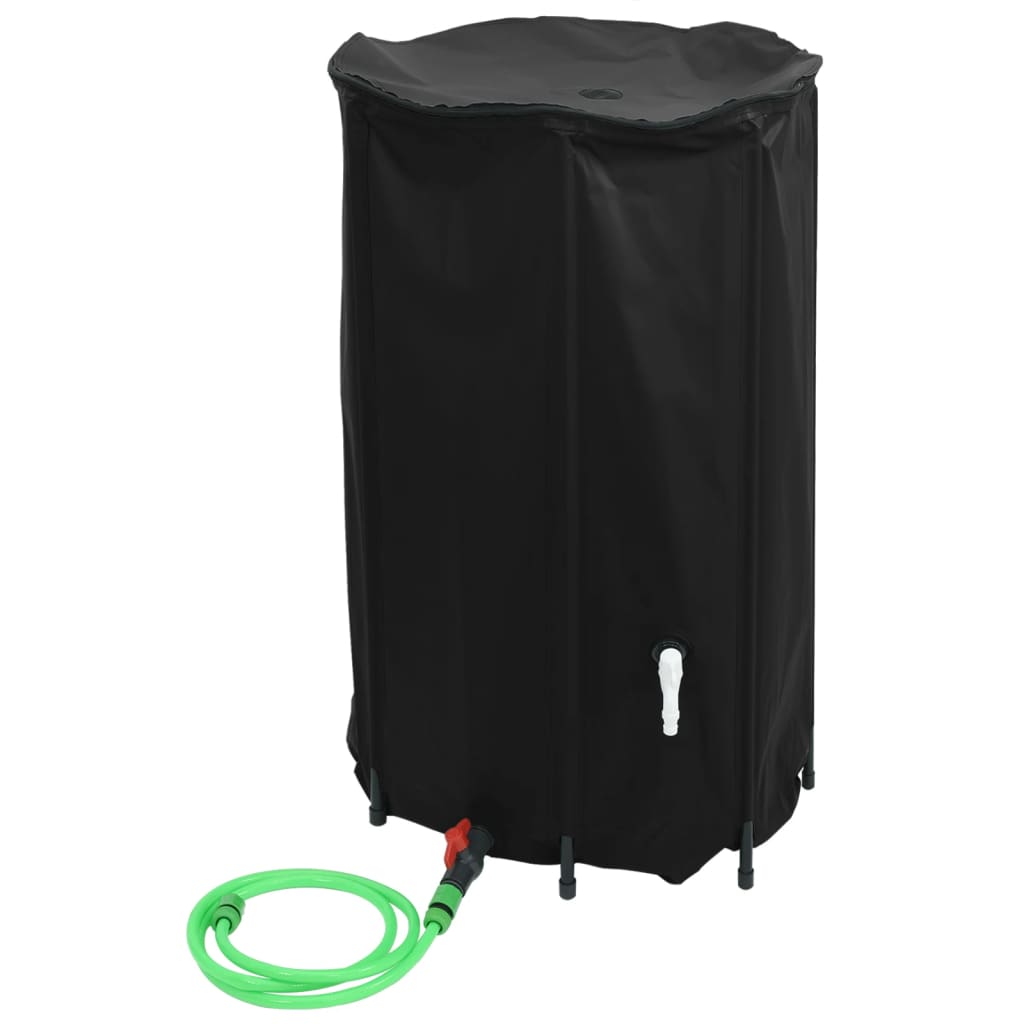 vidaXL Water Tank with Tap Foldable 500 L PVC 3