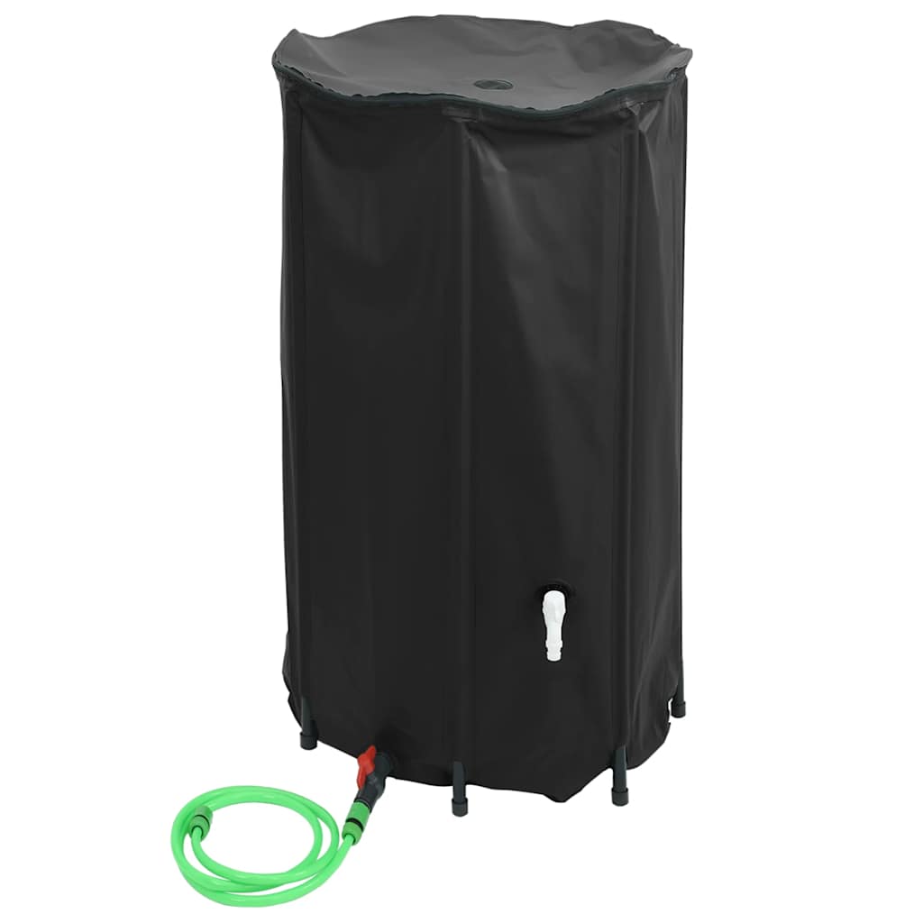 vidaXL Water Tank with Tap Foldable 250 L PVC 3