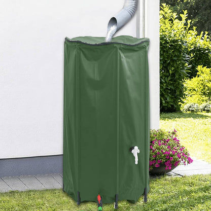 vidaXL Water Tank with Tap Foldable 380 L PVC 1