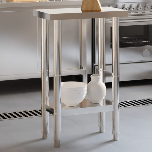 Kitchen Work Table Stainless Steel 55 cm 55 cm