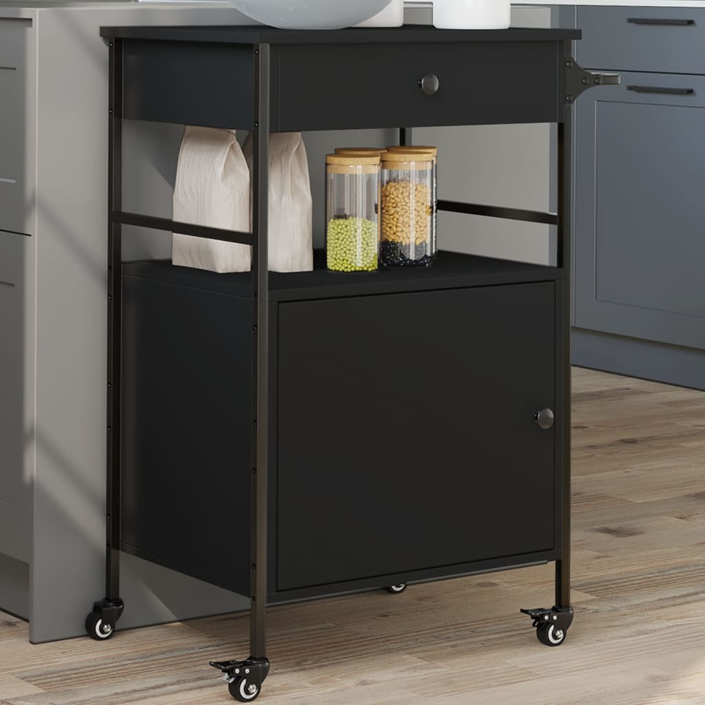 vidaXL Kitchen Trolley 56x43x89.5 cm Engineered Wood