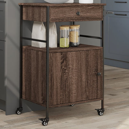 vidaXL Kitchen Trolley 56x43x89.5 cm Engineered Wood