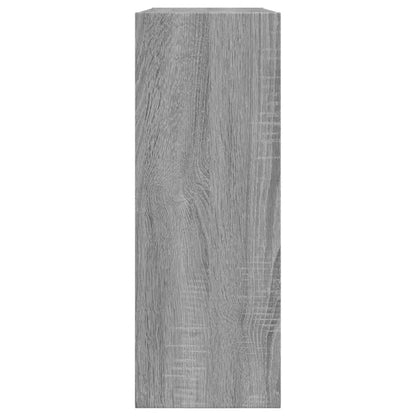 vidaXL Shoe Cabinet Grey Sonoma 80x21x57 cm Engineered Wood 6