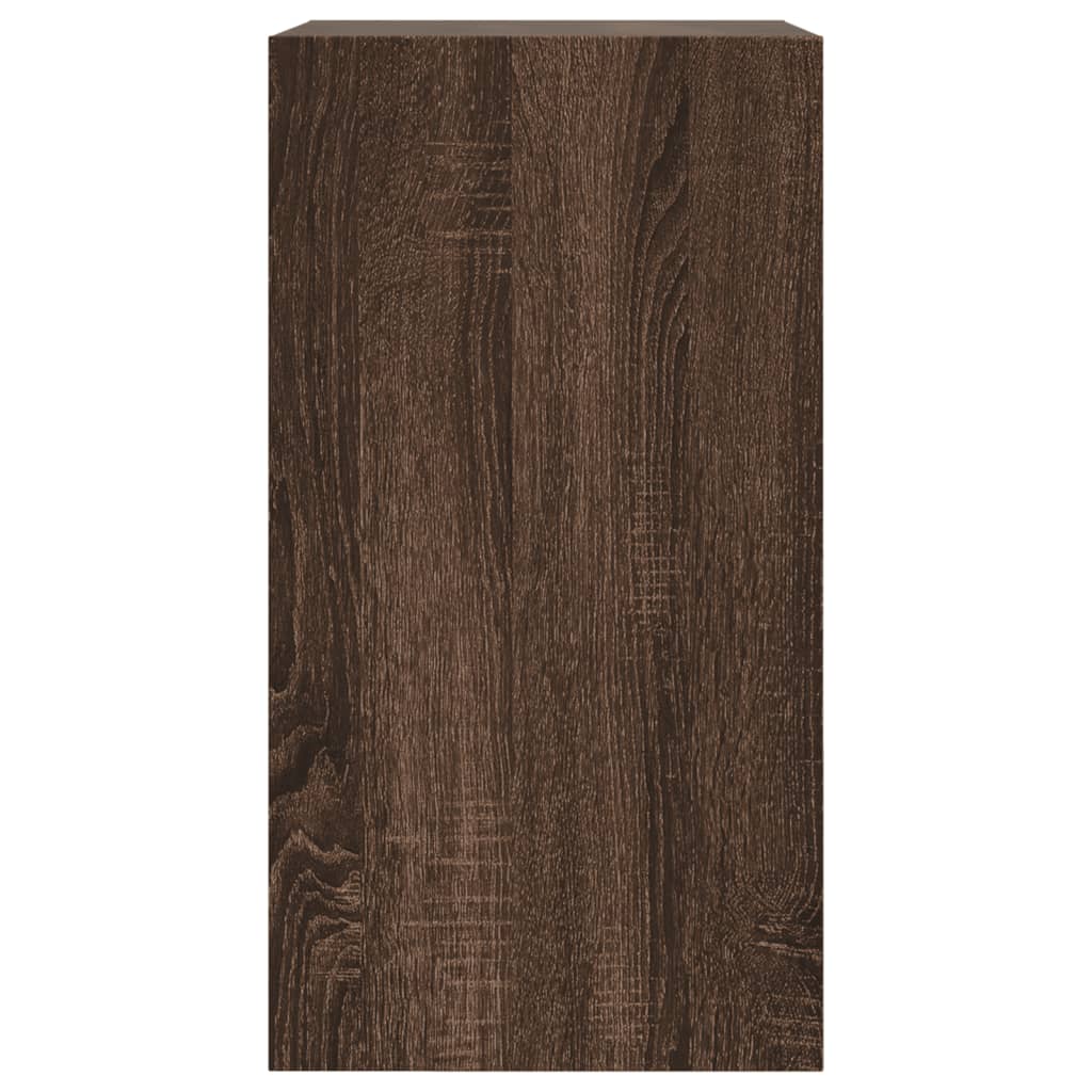 vidaXL Shoe Cabinet Brown Oak 60x34x63.5 cm Engineered Wood 6